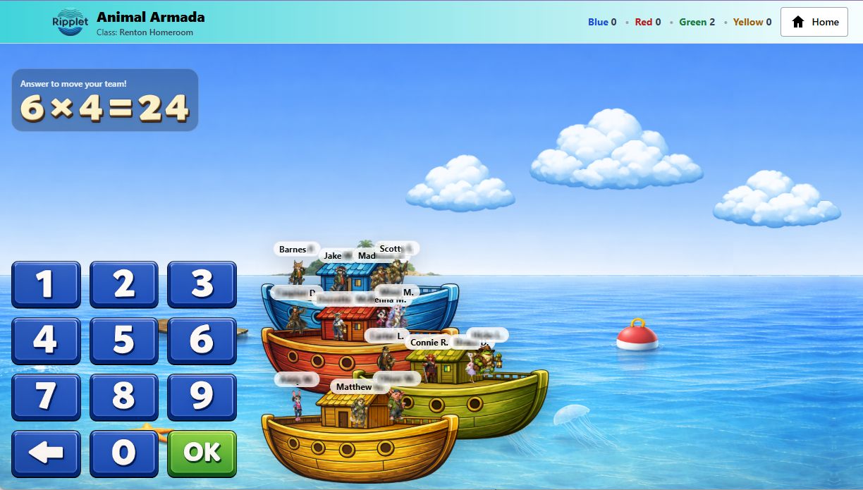Animal Armada team race screenshot